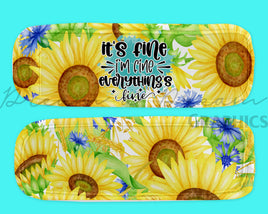 DADG Ice Pop Sleeve Sunflower design - Sublimation PNG
