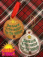 HL ITH Jesus is the Reason Ornament HL5641