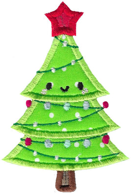 BCE Kawaii Christmas Tree Applique