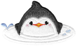 BCD Kawaii Swimming Penguin Applique