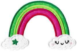 BCD Kawaii Christmas Rainbow Applique