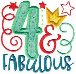 BCD Four & Fabulous Kids Birthday Sayings