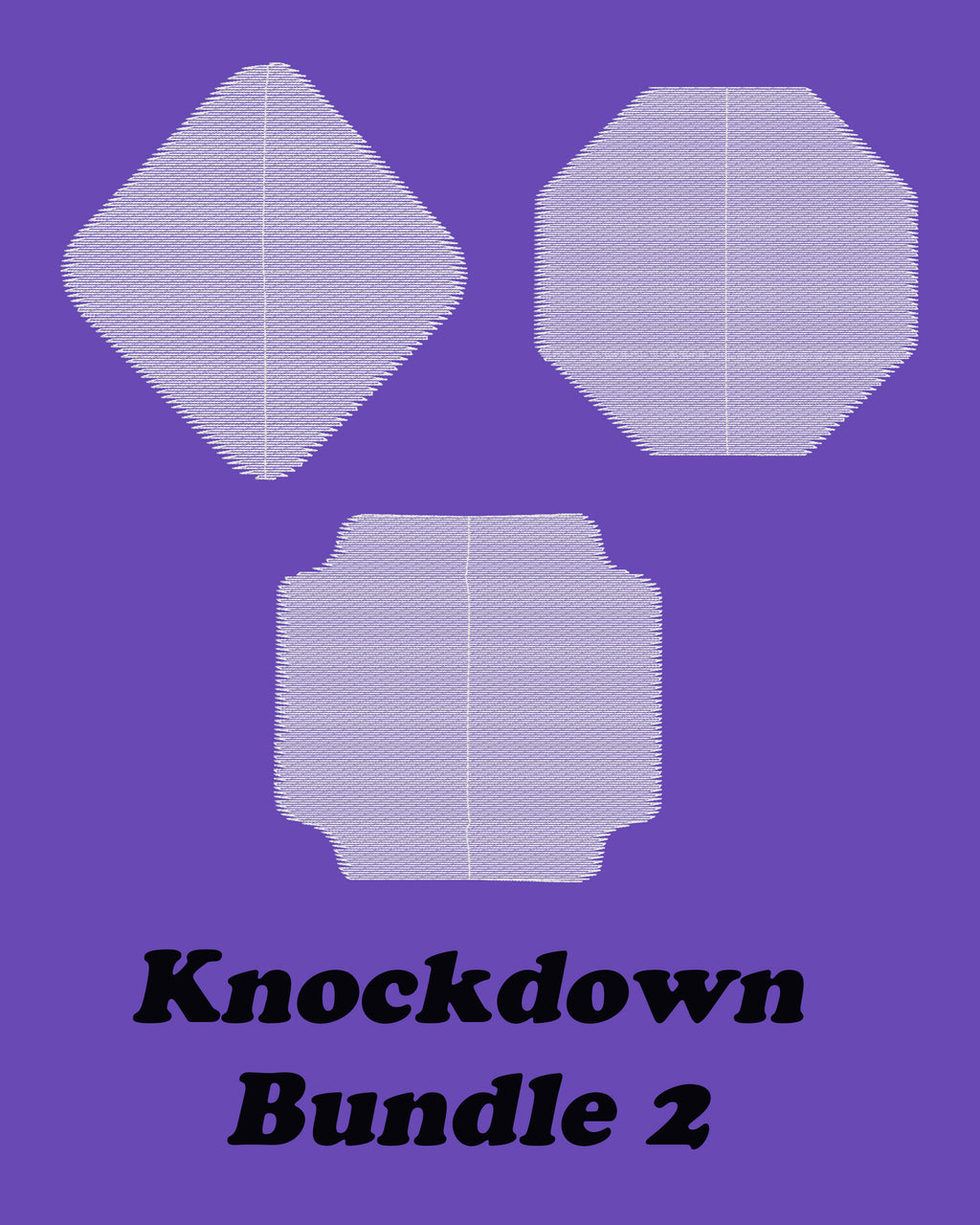 Knockdown Bundle 2 HL5766 embroidery files
