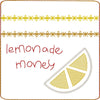 DBB Lemonade Money Zipper Pouch 4x4