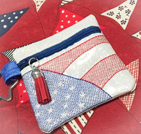 DBB American Flag Zipper Pouch 4x4