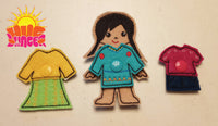 HL ITH Paperless Doll Indigenous Boy/Girl Set HL 6186