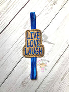GRED Live Love Laugh Bookband