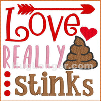 Love Really Stinks TP HL2468 embroidery file