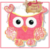 BBE Elegant Owls Applique Set, 3 Sizes - Machine Embroidery