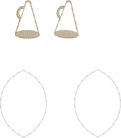 DBB Megaphone and Leaf Layers Earrings and Pendant embroidery design