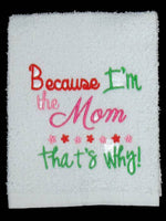 NNK Moms Kitchen Towel Sayings