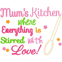 NNK Moms Kitchen Towel Sayings