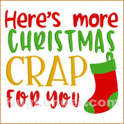 HL More Christmas Crap TP HL2394 embroidery file