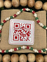 HL ITH Naughty and Nice QR Coasters HL6356