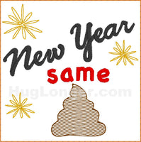 HL New Year Same Poop TP HL2454 embroidery files
