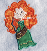 BBE Celtic Irish Princess with Bow and arrow Applique