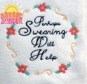 HL Perhaps Swearing HL5765 embroidery file