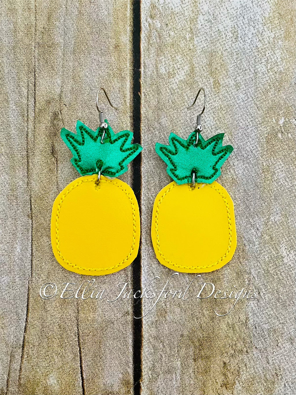 EJD ITH Pineapple Drop Earrings