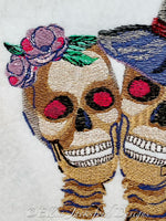 EDJ Watercolor Skeleton Couple SET