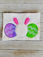 EJD Bunny Egg Monogram Frame Set