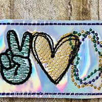 EJD Peace Love Beads Fob