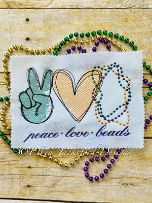 EJD Love Peace Beads Sketchy