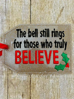 EJD Believe Bell Tag