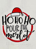 EJD Pour the Merlot Christmas funny saying