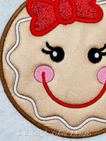 EJD Christmas Gingerbread Boy and Girl Applique set