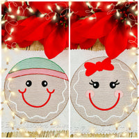 EJD Christmas Gingerbread Boy and Girl Sketchy set