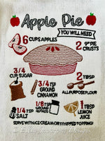 EJD Apple Pie Towel Topper with FREE Sketch Pie Design