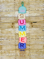 EJD Sweet Summertime Ice Cream Banner ITH