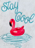 EJD Stay Cool Flamingo design