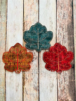 EJD Fall Leaf Coaster