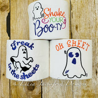 EJD Halloween TP Embroidery Designs Toilet Paper