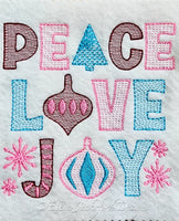 EJD Christmas Sketch Embroidery Design