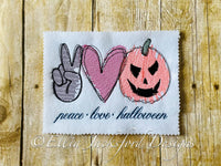 eJD Peace Love Halloween Sketchy