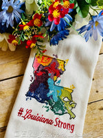 EDJ Watercolor Louisiana Embroidery Design SET