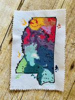 EDJ Watercolor Mississippi Embroidery Design SET