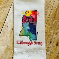 EDJ Watercolor Mississippi Embroidery Design SET