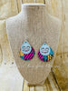 EJD ITH Halloween Skeleton and Zombie Earrings