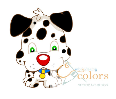 EC Puppy 4 Dalmatian Clipart, SVG, Sublimation