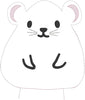 DBB Rat or Mouse Stuffie Stuffed Animal In the Hoop Embroidery Design