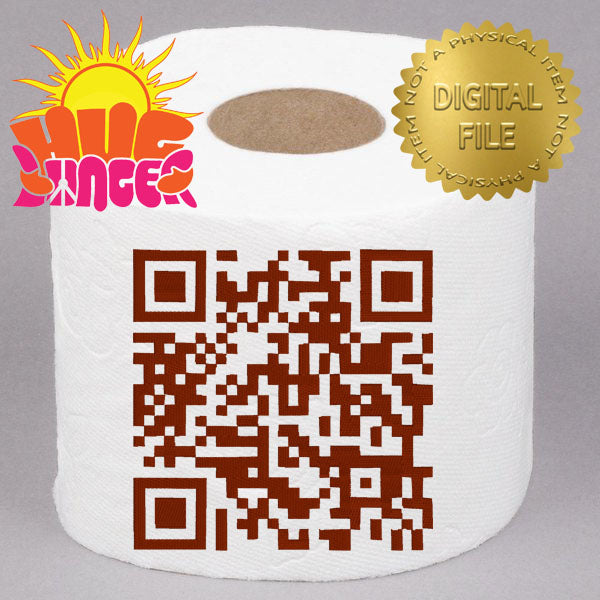 Rick Roll QR Code Prank Zip Pouch by Ally Says Hi - Pixels
