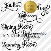 MDH Rooms SVG and Sublimation files