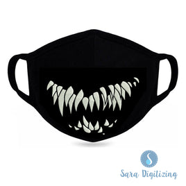 SD  Horror Teeth mask design