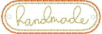 DBB Handmade lettering Mini Patch embroidery design