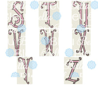 BBE - Victorian Sketchy Font Alphabet 6x10