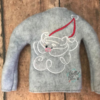 BBE -  ITH Elf Christmas Santa Claus Face shirt Sweater