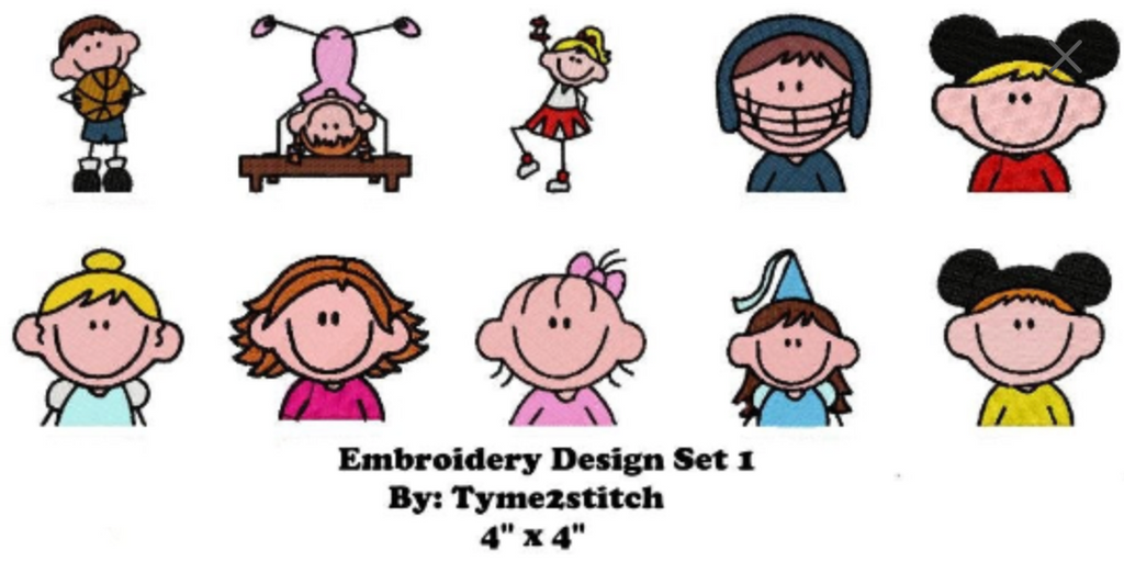 TIS Set 1 Embroidery designs